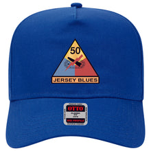 Load image into Gallery viewer, Baseball Cap - 50th Armored Division - Jersey Blues wo Txt X 300
