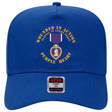 Load image into Gallery viewer, Baseball Cap - Wounded in Action - Purple Heart V1
