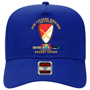 Baseball Cap - 6th Cavalry Bde - Desert Storm w DS Svc X 300