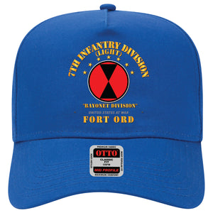 Baseball Cap - 7th Infantry Division - Ft Ord