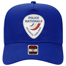 Load image into Gallery viewer, Baseball Cap - Police Nationale France Police Patch Blanc
