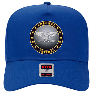 Baseball Cap - Army - Colonel Veteran