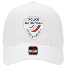 Load image into Gallery viewer, Baseball Cap - Police Nationale France Police Patch Blanc
