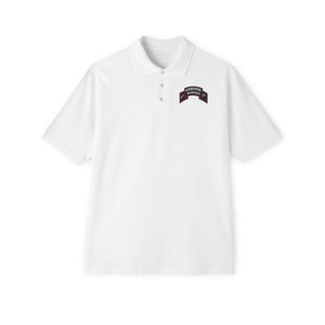 Men's Piqué Polo - 4th Ranger Co wo Txt