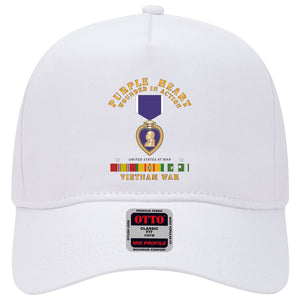 Baseball Cap - Purple Heart - WIA w VN SVC