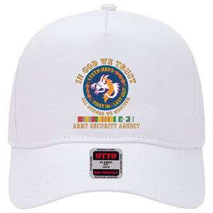 Baseball Cap - 176th RRFS - First In Last Out - SSI - In God we Trust - ASA w VN SVC X 300