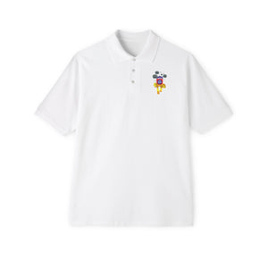 Men's Piqué Polo - Yellow Ribbon - Support Our Troops - 82nd Airborne w Jumpers