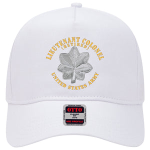 Baseball Cap - Lieutenant Colonel - LTC - Retired - V1