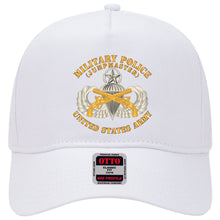 Load image into Gallery viewer, Baseball Cap - Military Police Branch w Jumpmaster Airborne Badge
