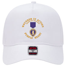 Load image into Gallery viewer, Baseball Cap - Wounded in Action - Purple Heart - Badge of Courage X 300
