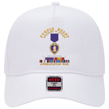 Load image into Gallery viewer, Baseball Cap - Purple Heart - WIA w Afghanistan SVC w Purple Heart Ribbon
