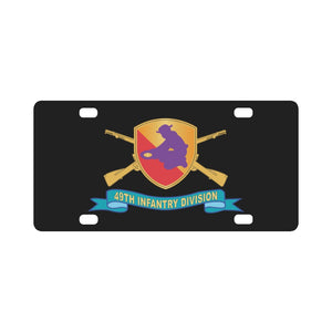 49th Infantry Division - w Br - SSI - Ribbon X 300 Classic License Plate