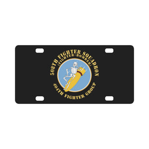 AAC - 508th Fighter Squadron (Fighter Bomber), 404th Fighter Group X 300 Classic License Plate