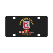 Load image into Gallery viewer, Army - 19th Engineer Battalion - Gulf War w SVC Classic License Plate
