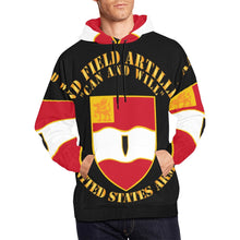 Load image into Gallery viewer, Men&#39;s All Over Print Hoodie (USA Size) (Model H13) - 82nd Field Artillery - Can and Will
