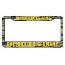 Load image into Gallery viewer, BAUMHOLDER GERMANY - COLD WAR - All Over Print License Plate Frame License Plate Frame Black
