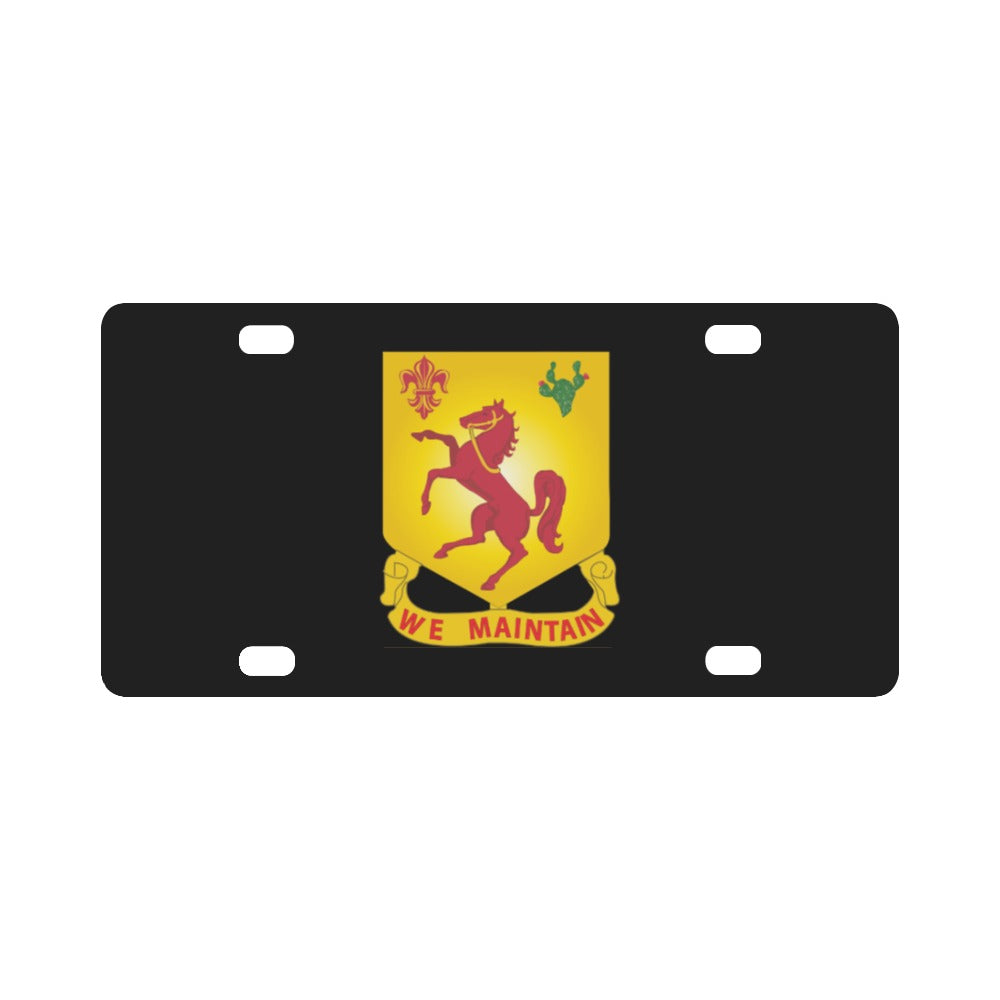 113th Cavalry Regiment - DUI wo txt X 300 Classic License Plate