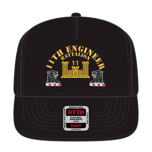 Baseball Cap - 11th Engineer Battalion - Hat X 300 - Film to Garment (FTG)