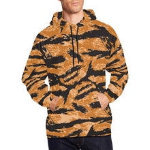 Load image into Gallery viewer, Men&#39;s All Over Print Hoodie (USA Size) (Model H13) - Vietnam Tiger Stripe Orange
