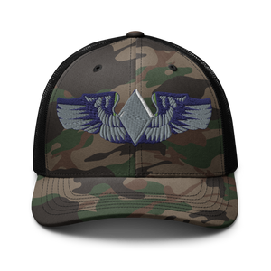 Camouflage trucker hat - AAC - WASP Wing wo Txt