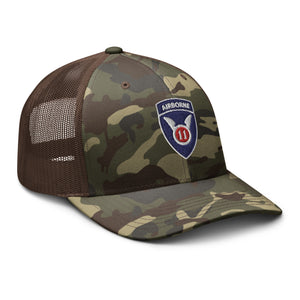 Camouflage trucker hat - Army - 11th Airborne Division wo txt