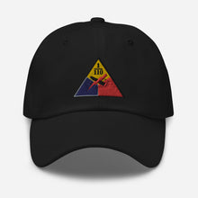 Load image into Gallery viewer, Dad hat - Armor - 1st Battalion, 110th Armor Regiment - SSI wo Txt
