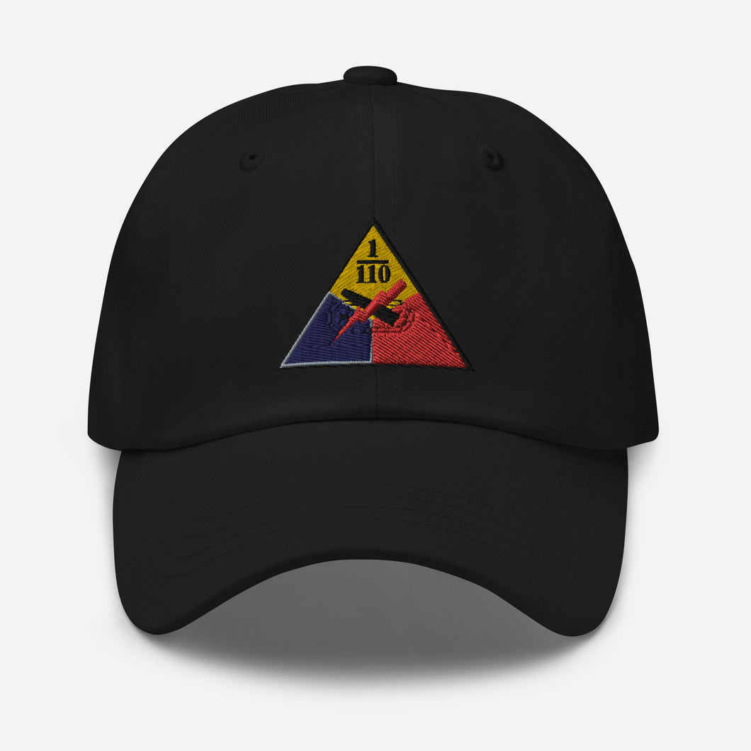 Dad hat - Armor - 1st Battalion, 110th Armor Regiment - SSI wo Txt