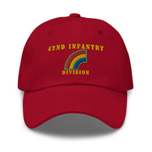 Load image into Gallery viewer, Dad hat - Army - 42nd Infantry Division X 300 - Hat
