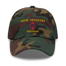 Load image into Gallery viewer, Dad hat - Army - 30th Infantry Division X 300 - Hat
