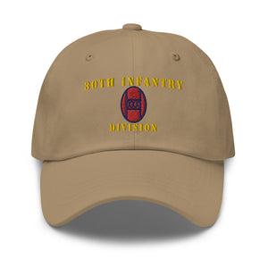 Dad hat - Army - 30th Infantry Division X 300 - Hat