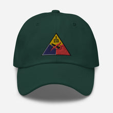 Load image into Gallery viewer, Dad hat - Armor - 1st Battalion, 110th Armor Regiment - SSI wo Txt
