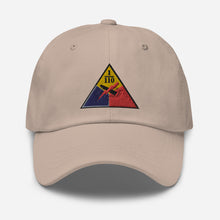 Load image into Gallery viewer, Dad hat - Armor - 1st Battalion, 110th Armor Regiment - SSI wo Txt
