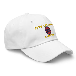 Dad hat - Army - 30th Infantry Division X 300 - Hat