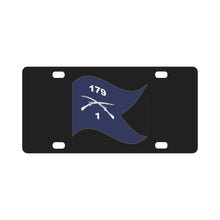 Load image into Gallery viewer, 1st Battalion, 179th Infantry Regiment - Guidon - Waving X 300 Classic License Plate
