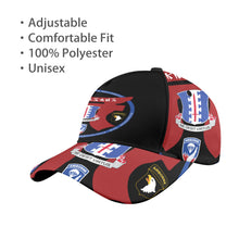 Load image into Gallery viewer, 187th Infantry Regt - Rakkasans - AOP - HAT Dad Cap (DTG)
