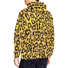 Load image into Gallery viewer, Men&#39;s All Over Print Hoodie (USA Size) (Model H13) - Leopard Camouflage
