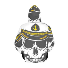 Load image into Gallery viewer, Men&#39;s All Over Print Hoodie (USA Size) (Model H13) - Sailor - Skull - Cap
