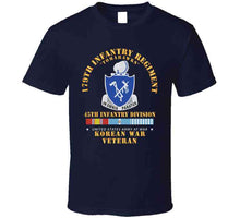 Load image into Gallery viewer, 179th Infantry Regiment - Tomahawks - 45th Id W Korea Svc X 300 T Shirt
