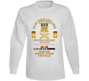 Army - 1st Battalion, 201st Artillery, 18th Fa Bde - Operation Desert Storm Veteran X 300 T Shirt