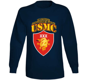 Usmc -  Iii Marine Amphibious Force - Maf T Shirt