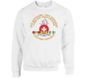 6th Battalion, 14th Artillery Regiment - Dui - Vn Svc Bar - Top X 300 Classic T Shirt, Crewneck Sweatshirt, Hoodie, Long Sleeve