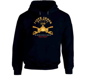 110th Armor Regiment - Above Equal X 300 Classic T Shirt, Crewneck Sweatshirt, Hoodie, Long Sleeve