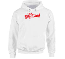 Load image into Gallery viewer, The Sign Chef Dot Com - Red Txt Classic T Shirt, Crewneck Sweatshirt, Hoodie, Long Sleeve
