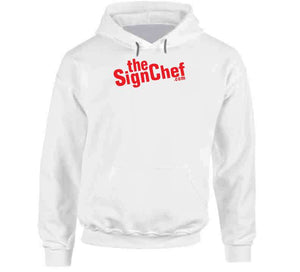 The Sign Chef Dot Com - Red Txt Classic T Shirt, Crewneck Sweatshirt, Hoodie, Long Sleeve