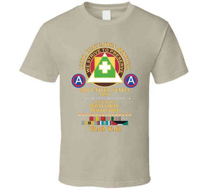 129th Evacuation Hospital - Operation Desert Storm - Shield - 3rd Us Army Ssi W Gulf Svc Ribbons X 300 T Shirt