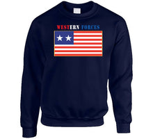 Load image into Gallery viewer, Flag - Western Forces - 2 Star Flag W Txt X 300 T Shirt
