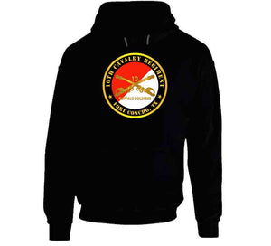 Army - 10th Cavalry Regiment - Fort Concho, Tx - Buffalo Soldiers W Cav Branch Classic T Shirt, Crewneck Sweatshirt, Hoodie, Long Sleeve