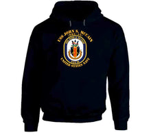 Load image into Gallery viewer, Navy - Uss John S. Mccain (ddg-56) Classic T Shirt, Crewneck Sweatshirt, Hoodie, Long Sleeve
