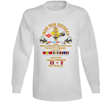 Load image into Gallery viewer, Usn - Iraq War Vet - Nmcb 23  Oif 11-2 - Signs W Iraq Svc X 300 T Shirt
