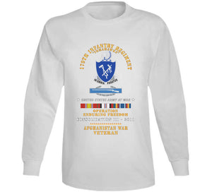 179th Infantry Regiment - Tomahawks - Afghanistan - Consolidation Iii - 2011 W Cib -  Oif - Afghan Svc X 300 T Shirt